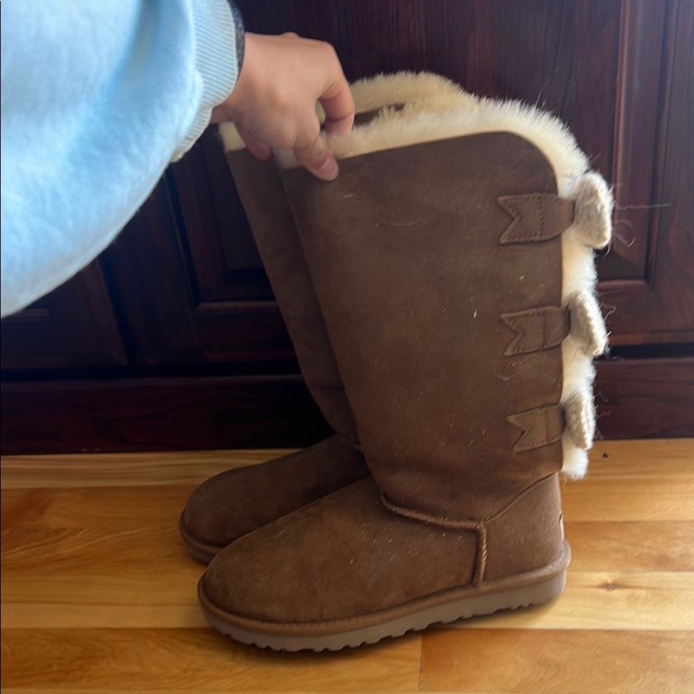 UGG Tan Shearling Boots